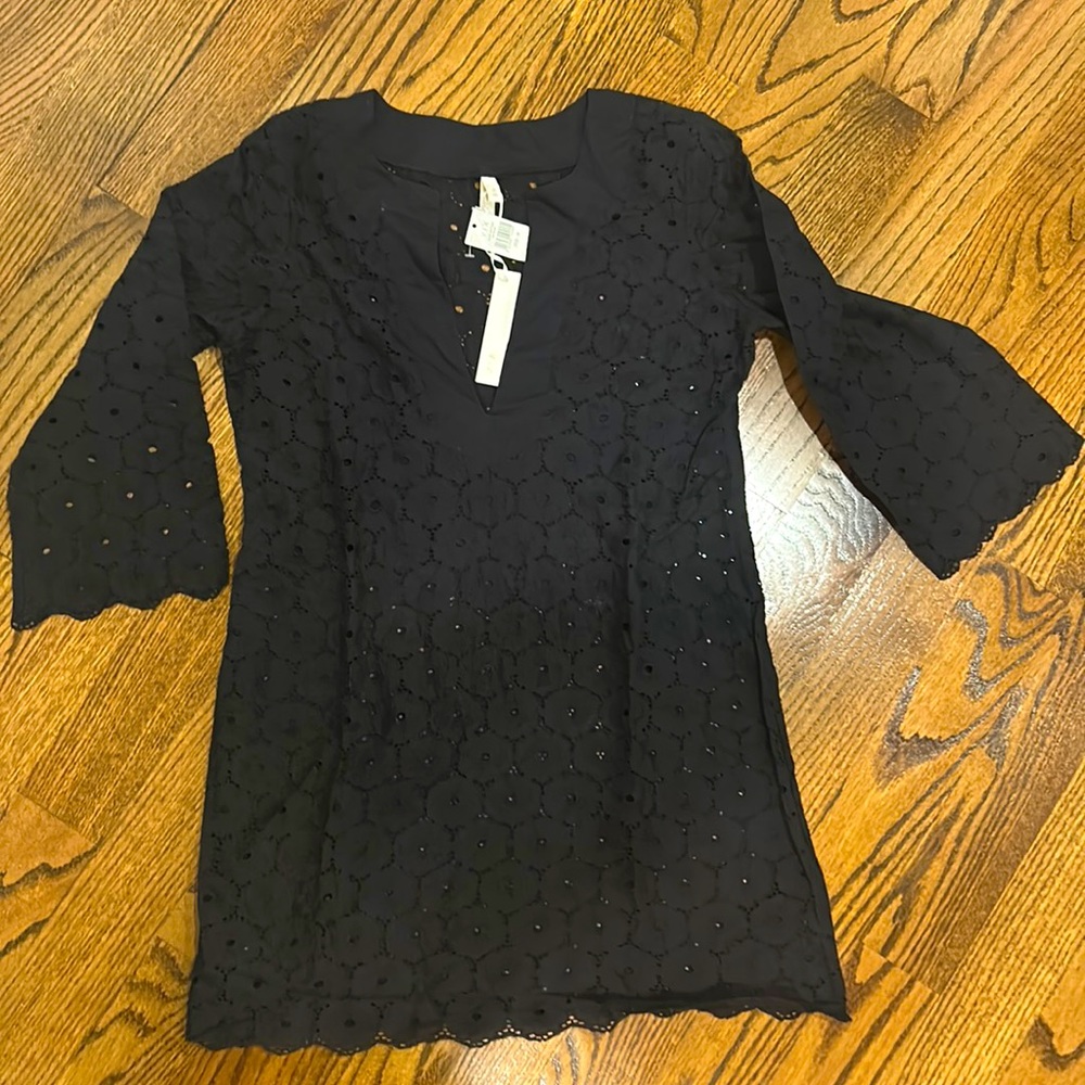 NWT VIX cover up dress black size medium